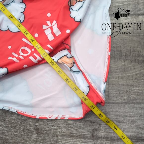 CharmLeaks Ho Ho Halter One Piece Swimsuit Size M - Picture 3 of 4